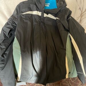 Columbia Blue and Black Fleece Jacket